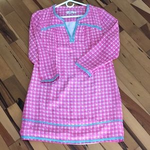 Vineyard vines silk shift dress